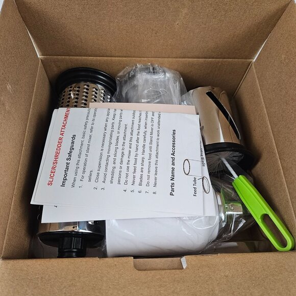 Tpgsing Slicer Shredder Attachment LB1806 For KitchenAid Mixers Stainless Steel - Picture 7 of 13